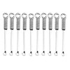 10 Pieces Stainless Steel Mini Spoon Micro Measuring Spoon Set