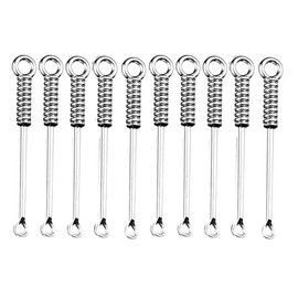 10 Pieces Stainless Steel Mini Spoon Micro Measuring Spoon Set for Salts, Spice, Kitchen Spoons, Silver