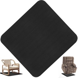 Recliner Pads for Hardwood Floors,Non Slip Recliner Grippers,Under Recliner Floor Protectors,Furniture Pads to Prevent Sliding,Non Slip Furniture Rail Pad for Recliners,Swivel Chairs Black