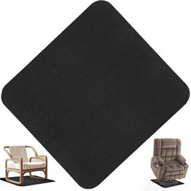 Recliner Pads for Hardwood Floors,Non Slip Recliner Grippers,Under Recliner Floor Protectors,Furniture Pads to Prevent Sliding,Non Slip Furniture Rail Pad for Recliners,Swivel Chairs Black