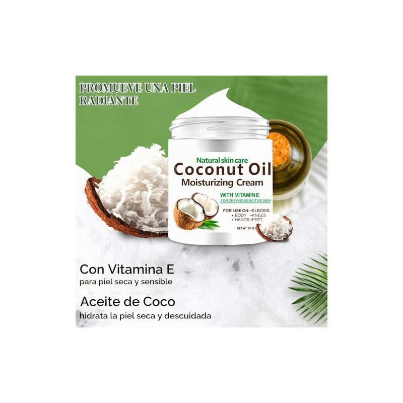 Nielies Coconut Oil Cream, Crema Corporal Coco, Crema de Coco,