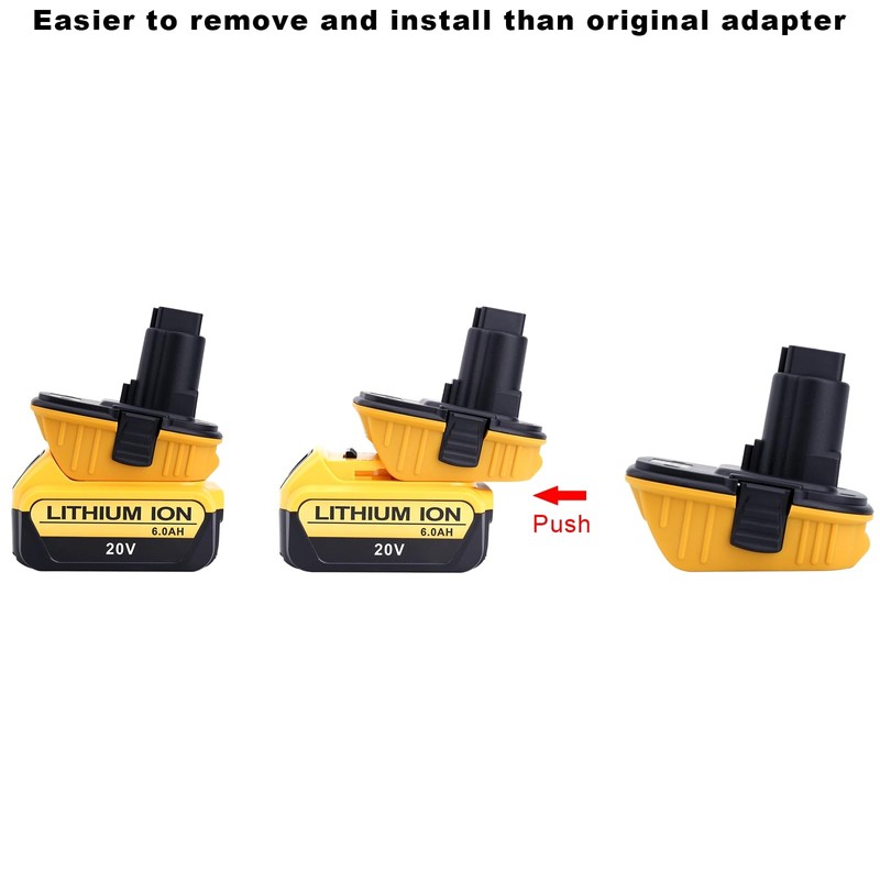 2-Pack DCA1820 Adapter Compatible with De-walt 18V to 20V Adapter,