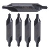 5Pcs Centering Drill Bits for Milling Machines High Speed Steel
