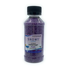 Snowy River Purple Cocktail Rimmer - Kosher Certified Natural Purple Cocktail Sugar (3oz Purple)