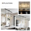 zeyu 3-Light H-Type Track Lighting Pendants, Modern Track Lighting Fixtures,