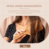 Bamboo Wooden Hair Brush with Natural Pins, Paddle Brush, Bamboo