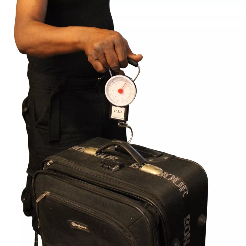 Dependable Luggage Baggage Scale with Tape Measure with Dial Display