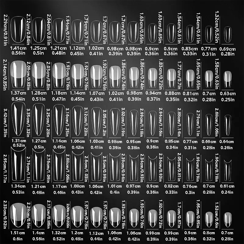 Gel De Gel Suave 5 En 1, 240 Unidades, Postizas,