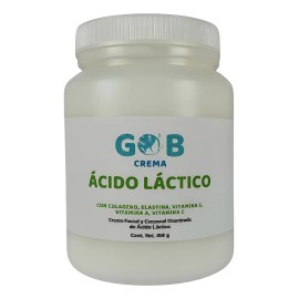 Crema De Ácido Láctico Ozonizada - Gob - 450 G Neutra