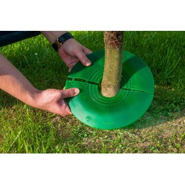 TreeGuard Revolutionary Tree Protection Lawn Edging for Protection Against Mechanical Damage, Disc Against Mowers Protects Tree Trunks in the Lawn 250 mm