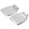 2pcs Wheelchair Footrests Aluminum Alloy Replacement Wheelchair Footplate Pedal Accessory