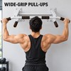 Wall Mounted Multi-Grip Pull Up and Dip Station with Adjustable