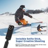 BHHTBB Compatible with Insta 360 150 cm Invisible Selfie Stick