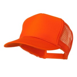 Foam Front Golf Style Mesh Back Cap - Orange OSFM