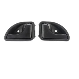 Viviance Interior Door Handle Front Left & Right Compatible with Renault Kangoo I 1997-2007 Twingo I 1993-2007 - Type A Black Left & Right