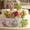 Vilbocr Mini Flower Building Block Set, Flower Blocks Toy, Plants