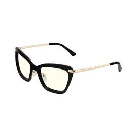 Gunnar ANNA Kista Collection Gaming and Computer Glasses - Frame Colour: Onyx, Lens Tint: Clear (Blocks 35% of Blue Light & 100% UV Light) - Blue Light Blocking Glasses, Onyx lens: clear (35% blue