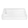 Acrylic Fruit Towel Tray Lightweight Breakfast Cheese Serving Tray with