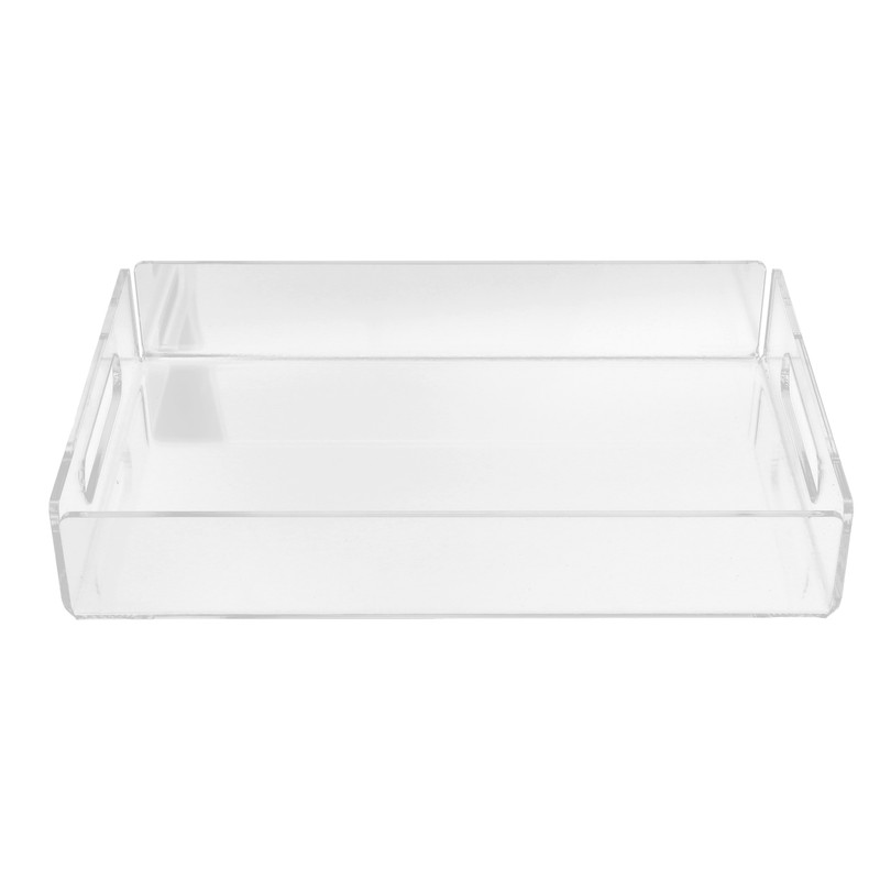 Acrylic Fruit Towel Tray Lightweight Breakfast Cheese Serving Tray with