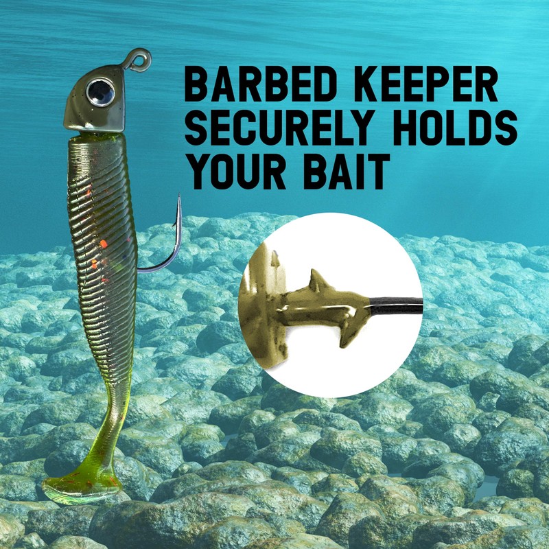 Reaction Tackle Swimbait Head - 1/8oz - Green Pumpkin