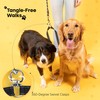Double Dog Leash, Dual Dog Leash with Foam Handle and
