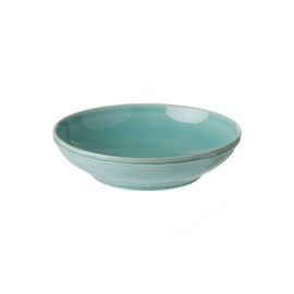 Casafina Ceramic Stoneware Soup & Pasta Bowl - Fontana Collection, Turquoise | Microwave & Dishwasher Safe Dinnerware | Food Safe Glazing | Restaurant Quality Tableware
