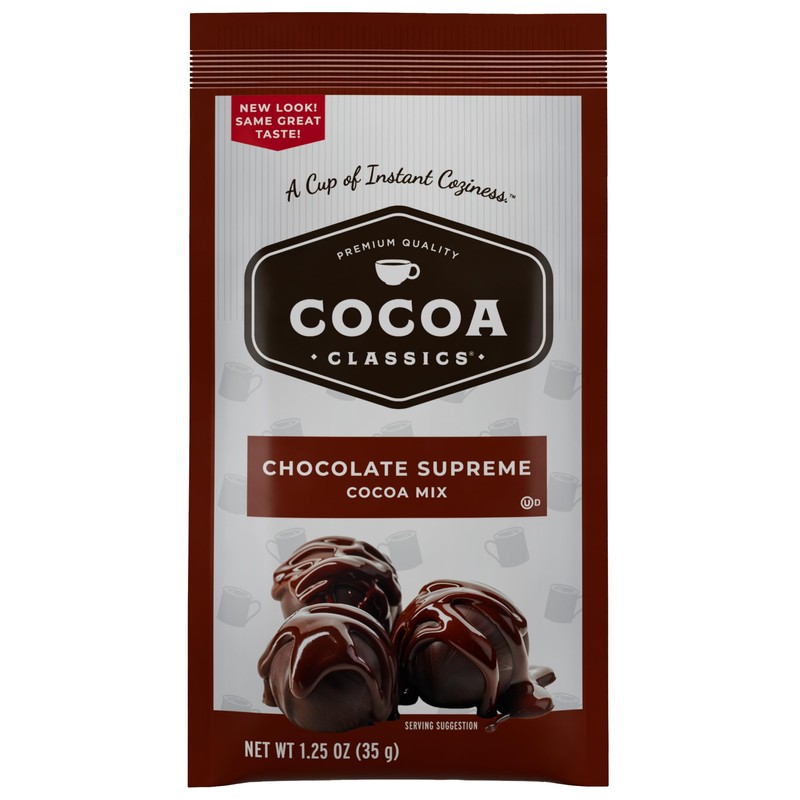 Cocoa Classics Variety Pack Cocoa Mix, Chocolate Supreme, Arctic White,