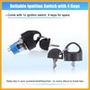 Partuto 1 Set Ignition Starter On Off Switch Lock with