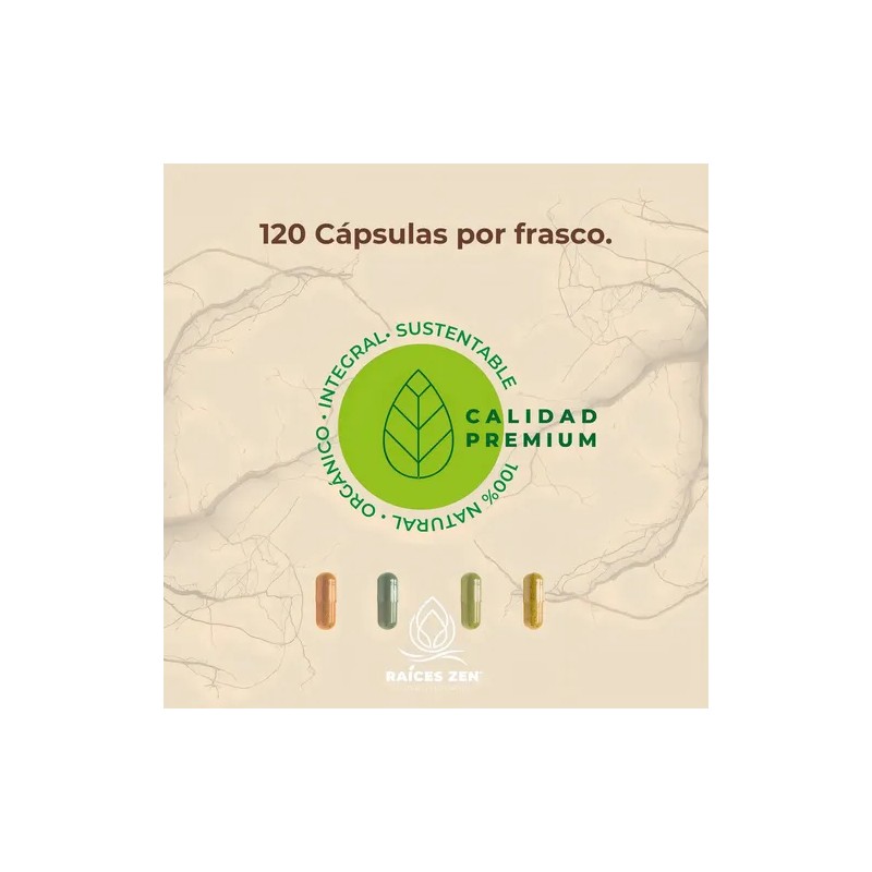 Omega 3 Raíces Zen Platinum 2000mg 120 Cápsulas Sin Sabor