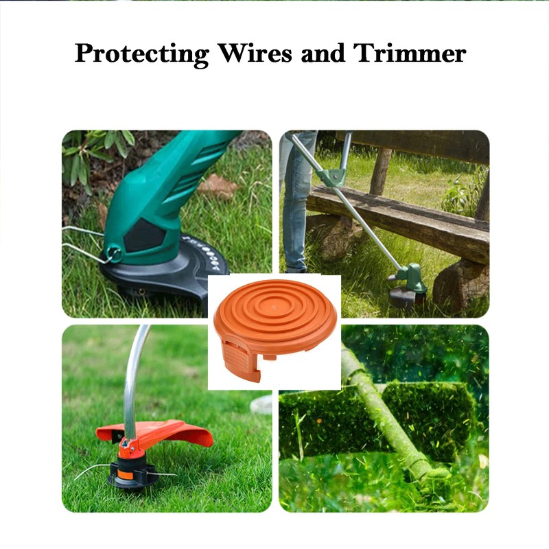 MOECSHSY Trimmer Spool Cover Cap,Durable Spool Cap for Worx Compatible