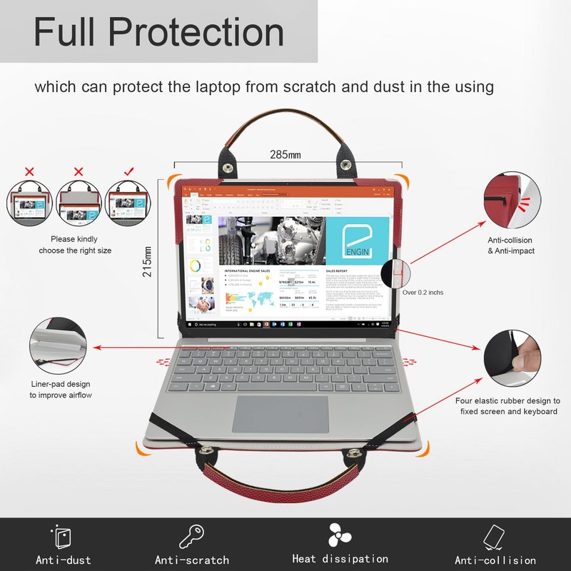 Laptop Case Cover Sleeve for Dell Inspiron 16 7640 2-in-1/Inspiron