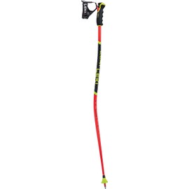 LEKI 115 Unisex Adult Ski Poles, Luminous Black, Neon Yellow, Neon Yellow