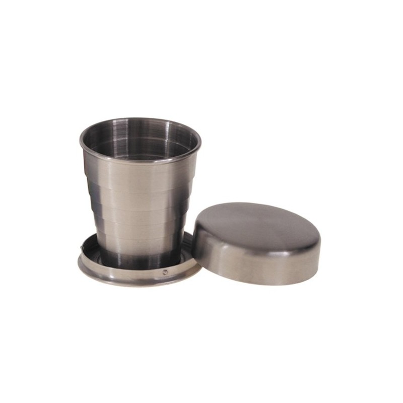 MFH Stainless Steel Telescopic Drinking Cup 40ML
