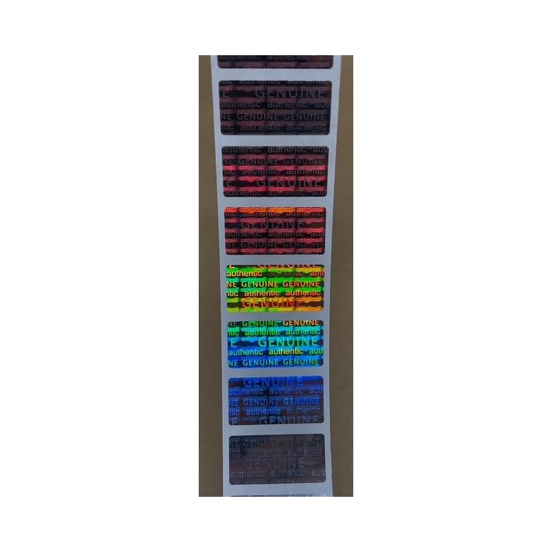 Hologram VOID Security Labels "Security Seals" on a Roll -