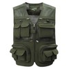 Gihuo Men's Fishing Vest Utility Safari Travel Vest with Pockets