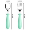 SUMAJU 12 Pcs Toddler Cutlery, Stainless Steel Toddler Spoons and