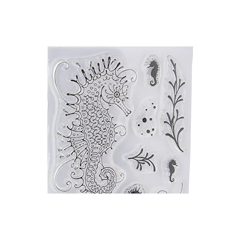 Pink Ink Designs A6 Clear Stamp Set Seahorse