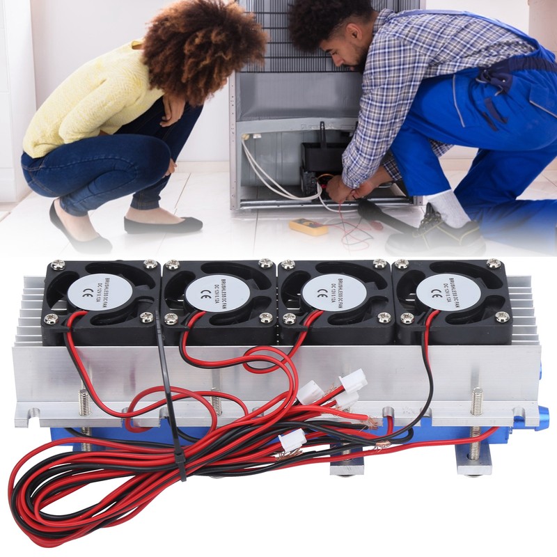 288W Peltier Thermoelectric Refrigeration Cooler DC 12V Semiconductor Air Conditioner
