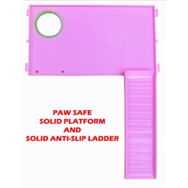 Pink Large Twin Tower Habitat Hamster Home Rodent Gerbils House Mouse Mice Small Animal Critter Cage Expansible and Customizable with Hide House Exercise Running Wheel Food Dish Water Bottle