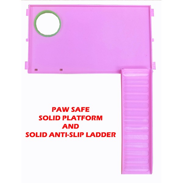 Pink Large Twin Tower Habitat Hamster Home Rodent Gerbils House