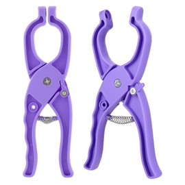 Safety Eye Tool for Crocheting, Auxiliary Tool for Attaching Safety Eyes, Crochet Tools for 5-30mm Stuffed Animals Eyes Doll Making Supplies (Purple, 1pcs)