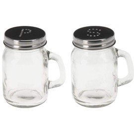 Della Cucina Peper in Zout Set Mason Jar