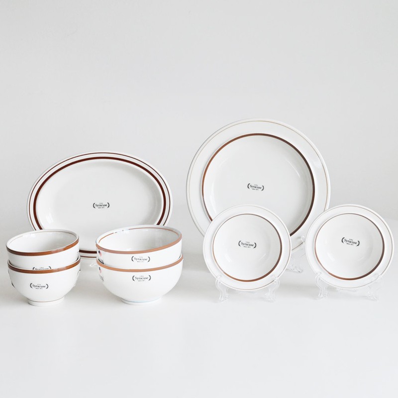 Genuine Syracuse Maple 2-person Dinnerware Set 8P, Syracuse Maple 2-Person