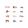 Generic 12 pcs Cartoon Hair Clips Set Cute Barrettes Snap