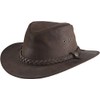 RANDOL'S Unisex's Oiled Suede Hat, Havana, Large