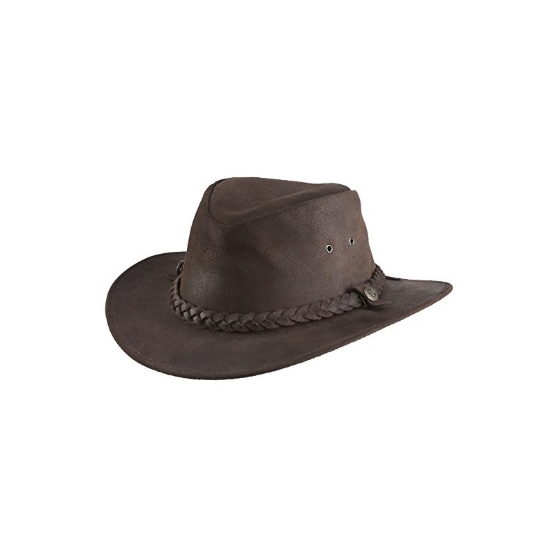 RANDOL'S Unisex's Oiled Suede Hat, Havana, Large