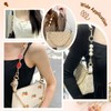 TINKRSTUFF 4Pcs Bag Extender Chain (Multishapes and Pearl) Purse Extender