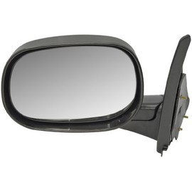Dorman 955-1333 Driver Side Manual Door Mirror - Folding Compatible with Select Select Dodge Models, Black