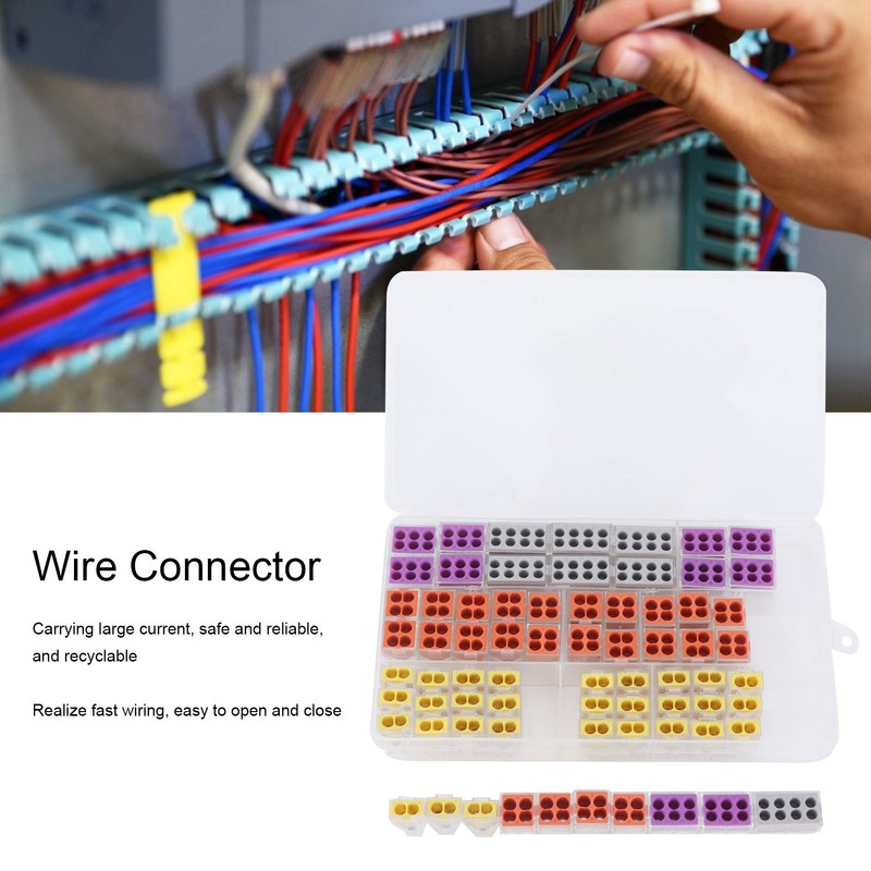 71Pcs Quick Connect Terminals PCT 102 104 106 108 Wire