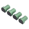 4Pcs 20mm Woodworking Bench Dogs Aluminum Alloy 2 Flat Sides